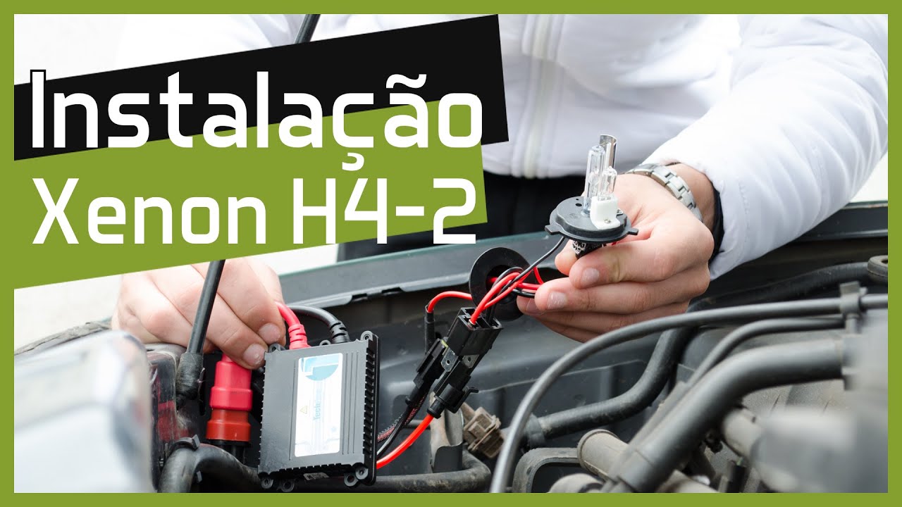 Como instalar Xenon - Instalação Xenon H4-2