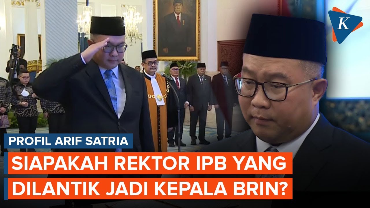 Profil Arif Satria, Rektor IPB yang Dilantik Prabowo Jadi Kepala BRIN
