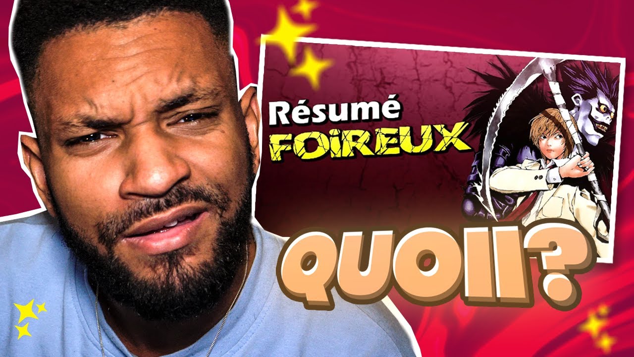 Je RÉAGIS au RÉSUMÉ FOIREUX : DEATH NOTE de CrazyBomb World