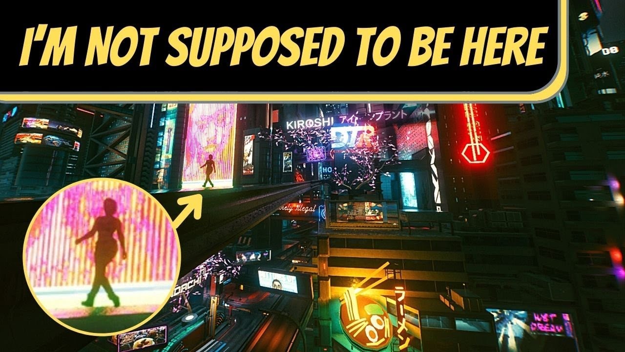 Exploring The Secret Train Tracks In Cyberpunk 2077  (No Talking ASMR)