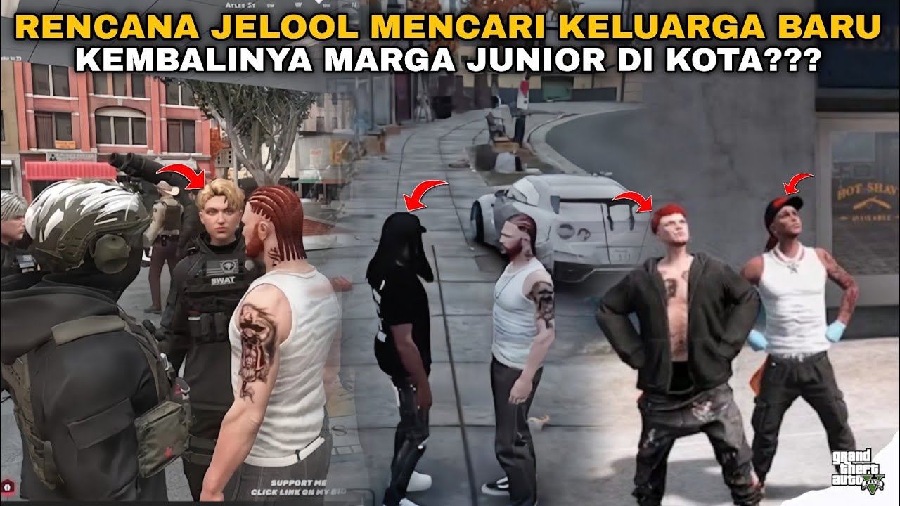 KEDATANGAN JELOOL JUNIOR MENCARI KELUARGA BARU?? | GTA V ROLEPLAY