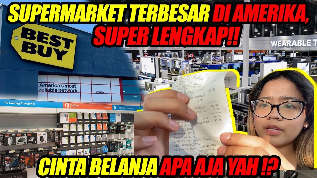 SHOPPING KE SUPERMARKET ELEKTRONIK TERBESAR DI AMERIKA, BELANJA SAMPAI HABIS JUTAAN⁉️