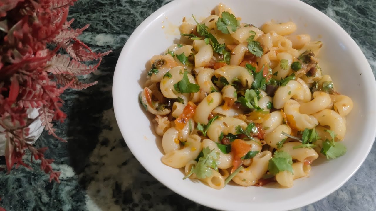 स्वादिष्ट मैकरोनी पास्ता रेसिपी इतने आसान पास्ता रेसिपी  masala macaroni pasta recipe 