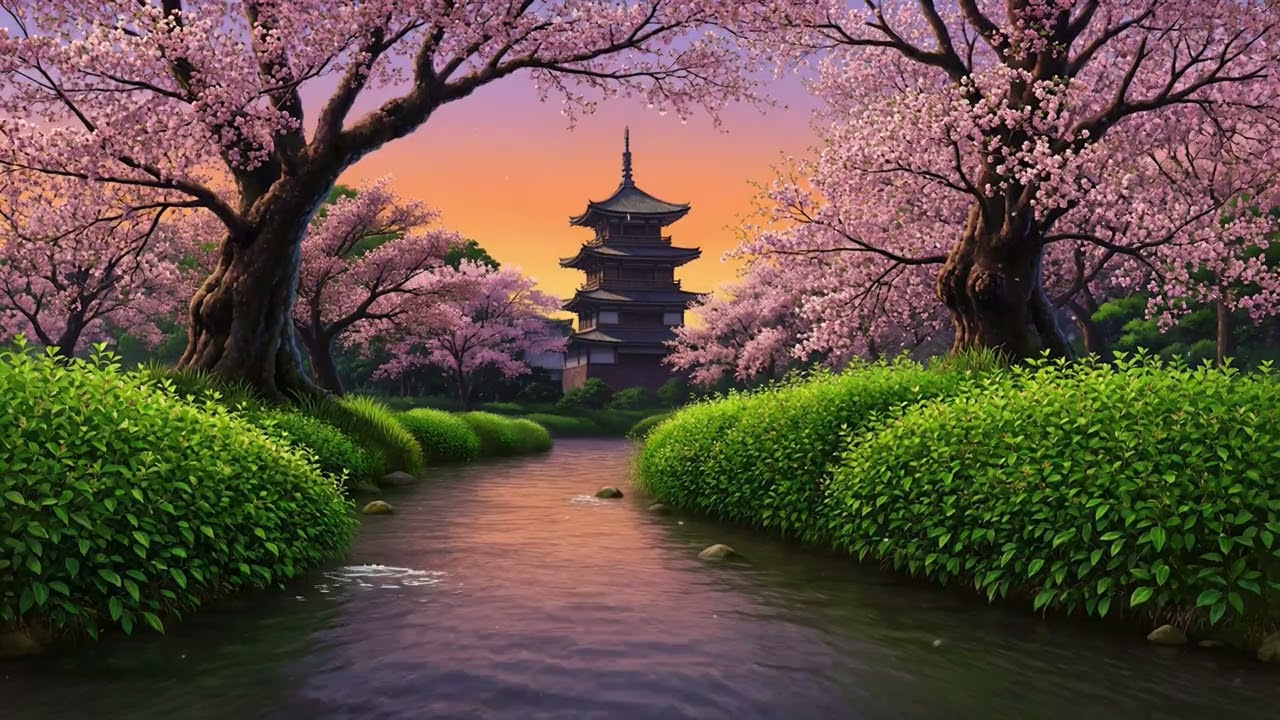 Japanese & Chinese Zen Meditation Music 🌸 Deep Relaxation