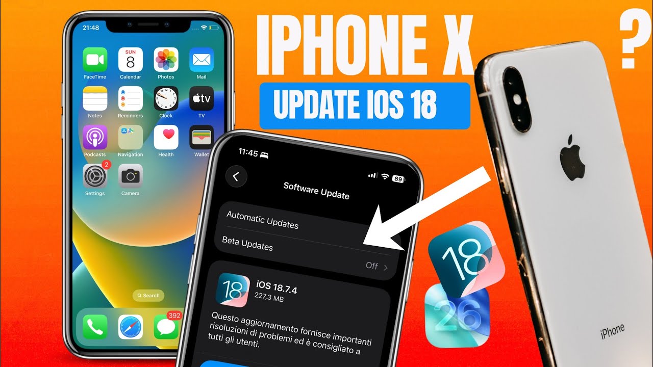 Update Your iPhone X Into iOS 18/26 ? | How To Update iPhone X To iOS 18 | iPhone X iOS into 26 |