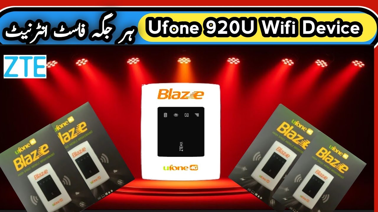 Ufone Blaze 920U – Pakistan’s Fastest 4G Wi-Fi Device? Full Review & Speed Test 🔥