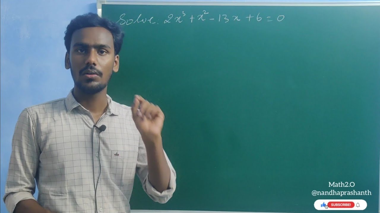 solve cubic equations by Synthetic division method😀 Higher engg maths part2 #polynomials @Math2.O