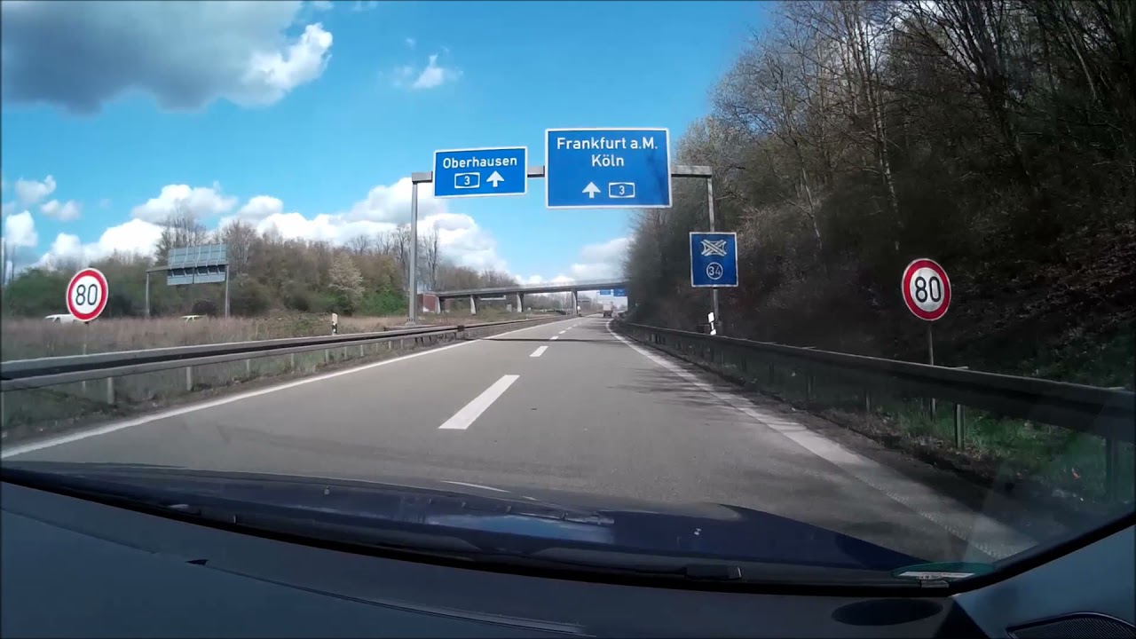 Nach Mettmann über die Autobahn
