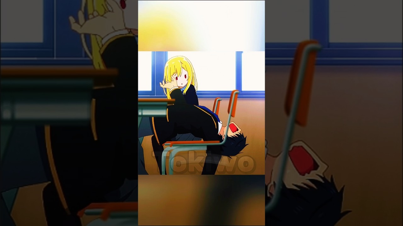 Essa garota controla todos os garotos da escola #anime #otaku #shorts #romance