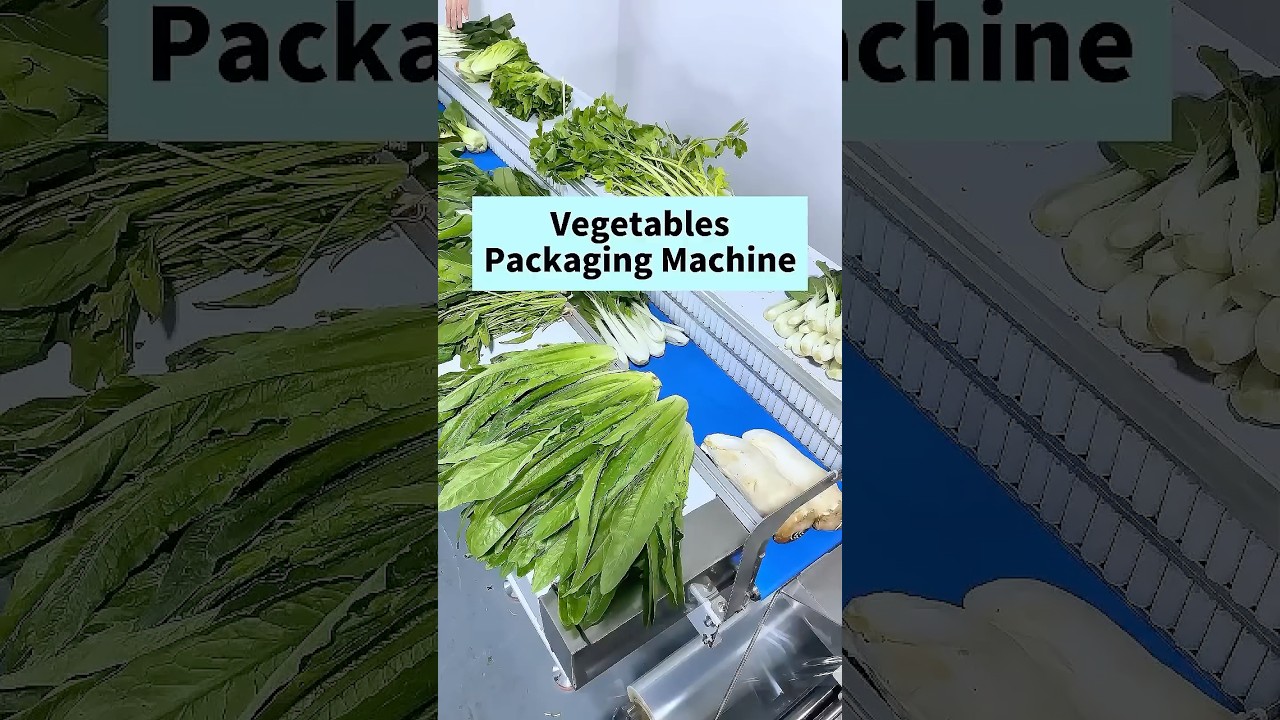 Horizontal vegetables packaging machine #packing #machine #package #vegetables #horizontal
