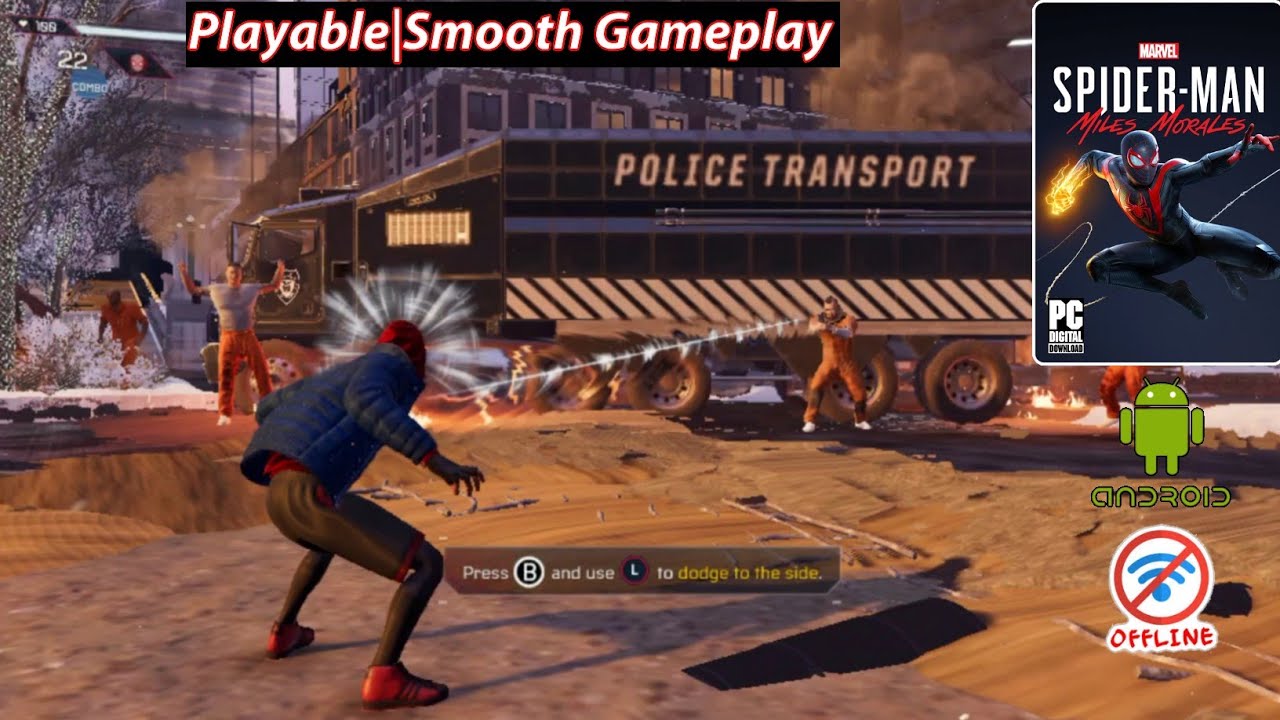 Spider-Man Miles Morales (PC) on Android Winlator Bionic Ludashi 2.3 Emulator Snapdragon 8 gen 3