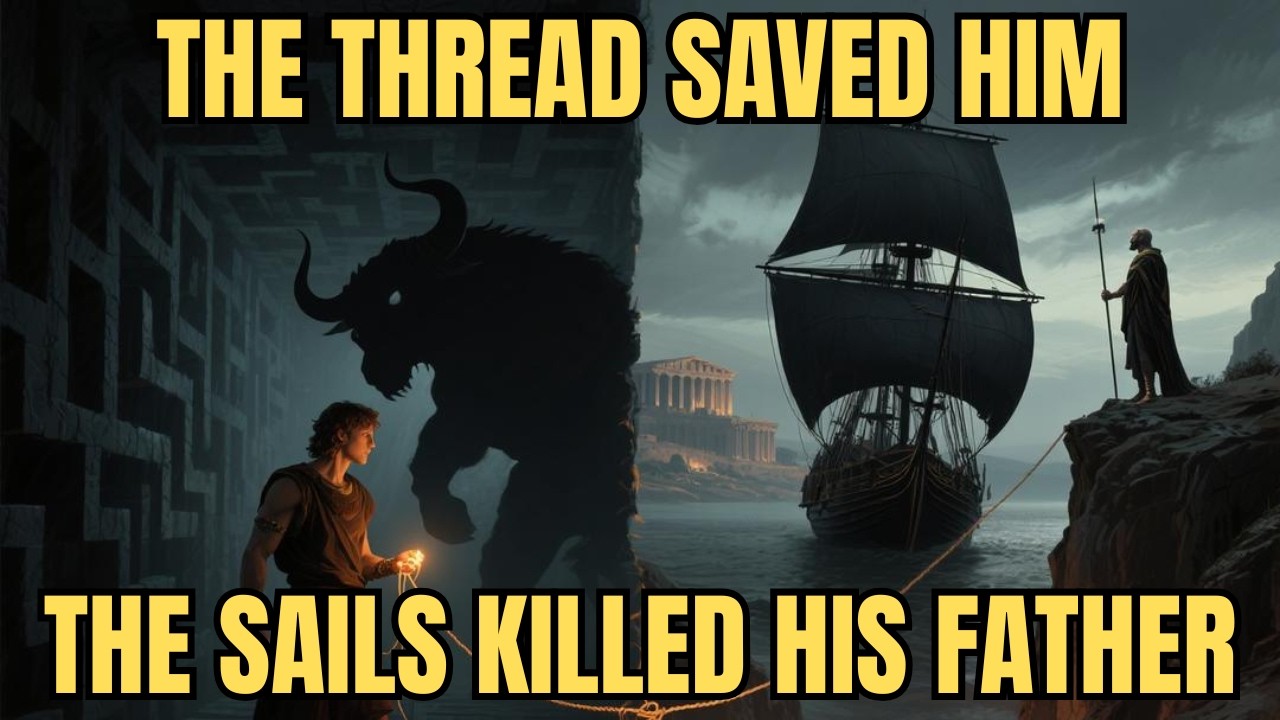 Theseus and the Minotaur: The Thread That Saved Him and The Sails That Killed His Father