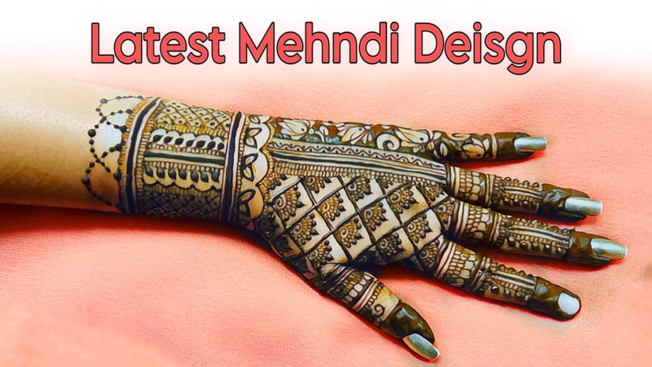 New Trending Back Hand Mehndi Design | Manisha Mehndi Tutorial #stepbystep #mehnditutorial #tutorial
