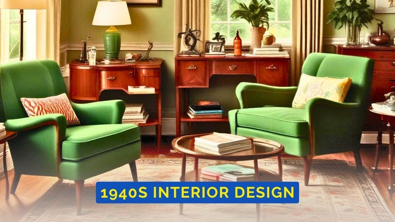 How to Embrace 1940s Interior Design! (Nostalgic & Elegance)