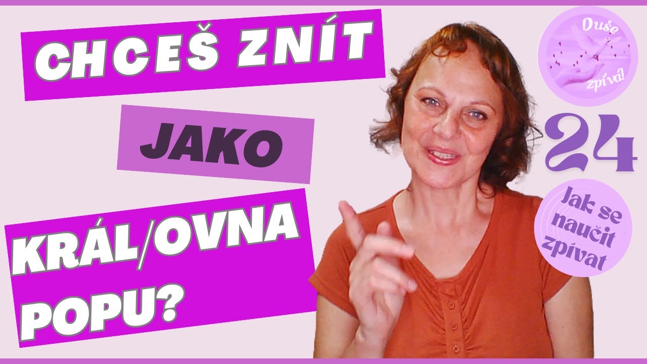 Jak zpívat POP | Jak se naučit zpívat #24 |  Markéta Hausnerová