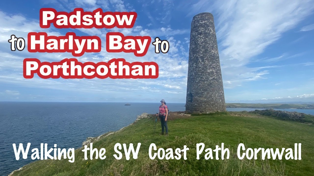 Walking from Padstow to Harlyn Bay to Porthcothan - SW Coast Path National Trail - Cornwall