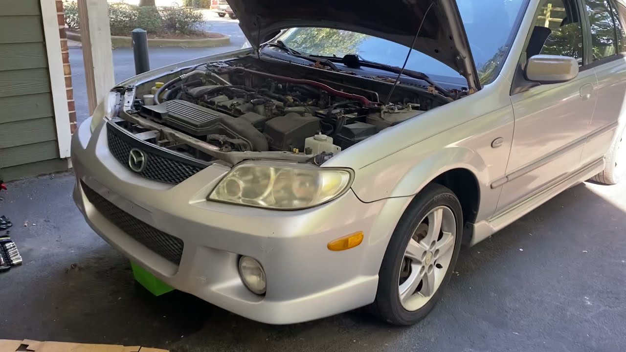 2003 Mazda Protege Radiator Replacement