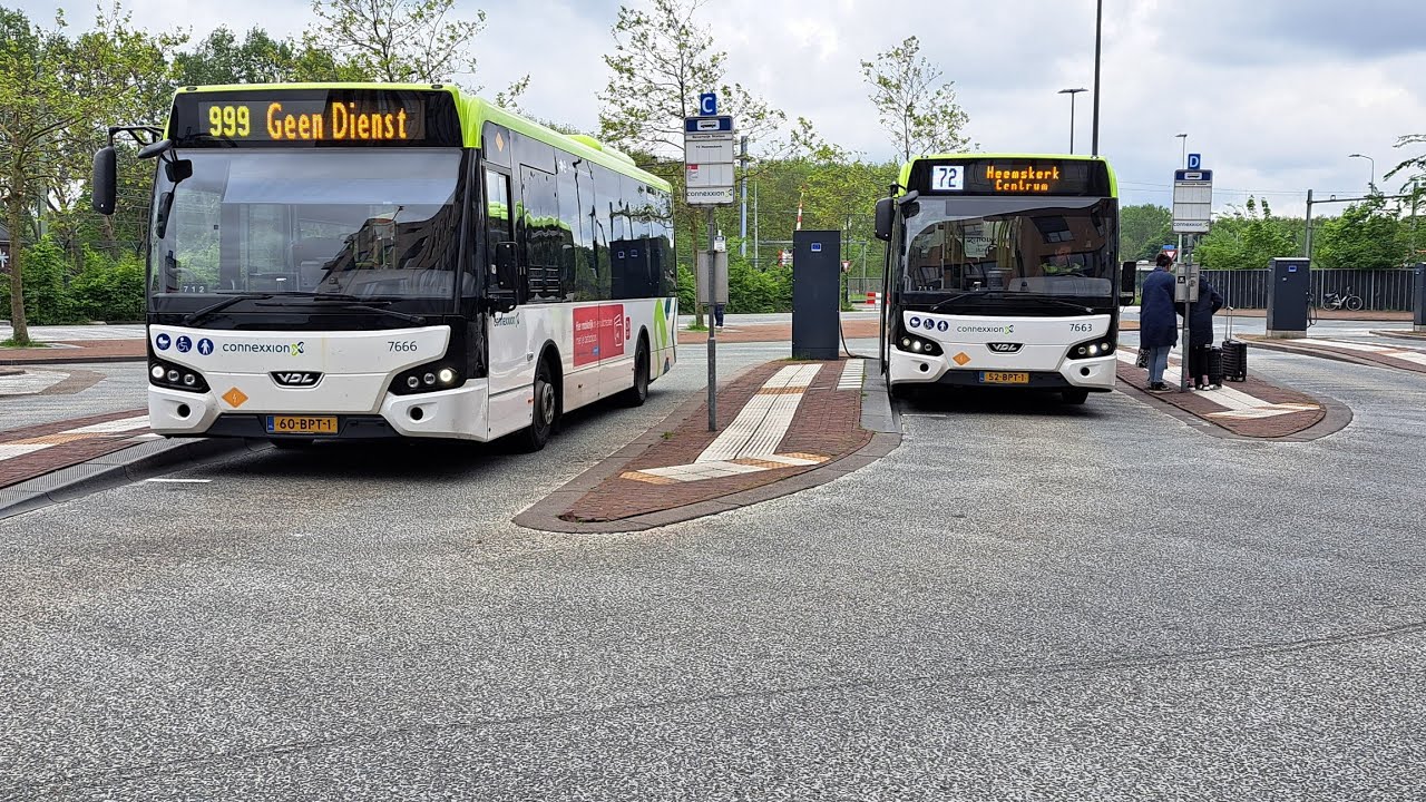 Het openbaar vervoer in Beverwijk en Haarlem 08-05-2024