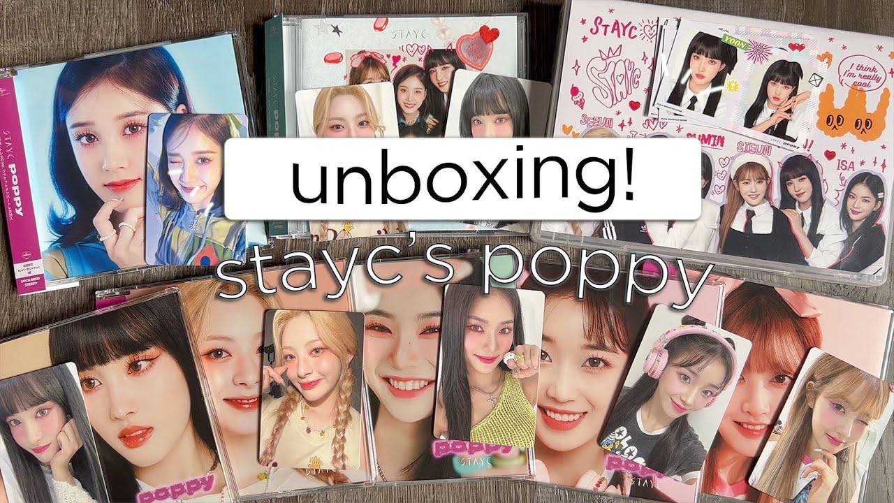♡ unboxing - stayc japanese debut poppy! ♡
