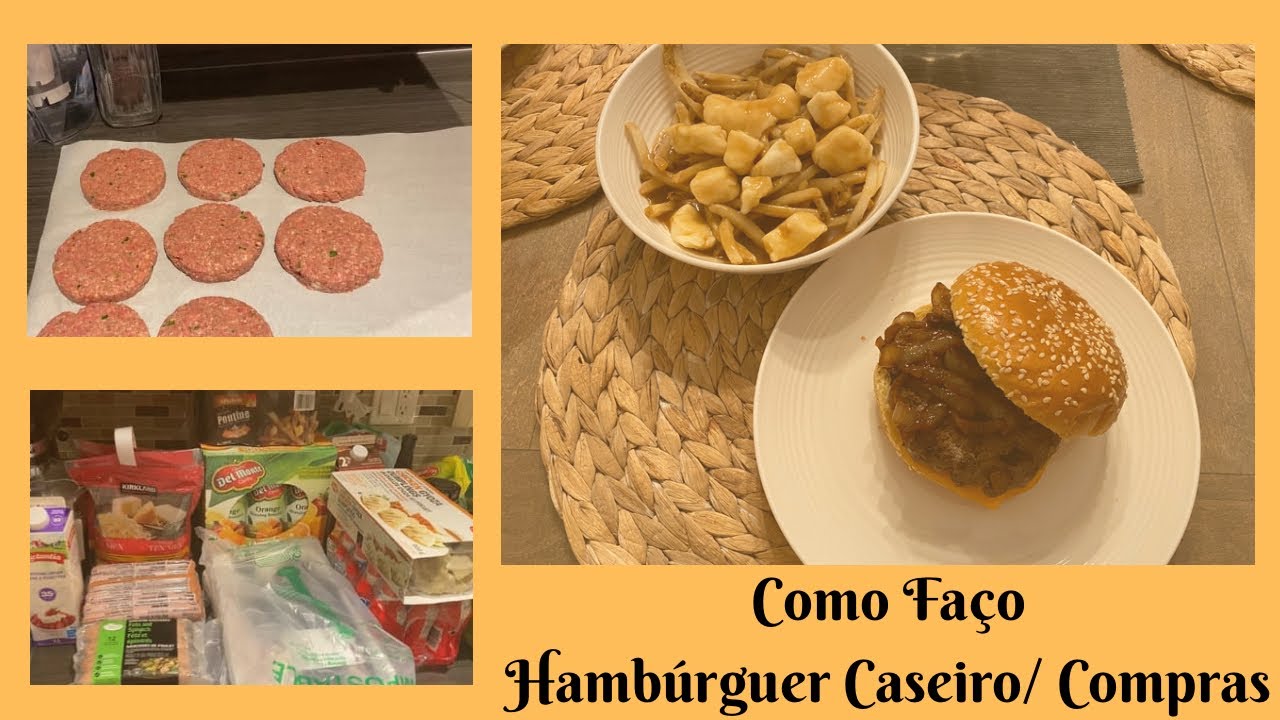 Hambúrguer Caseiro / Compras #family #hamburger #donadecasa