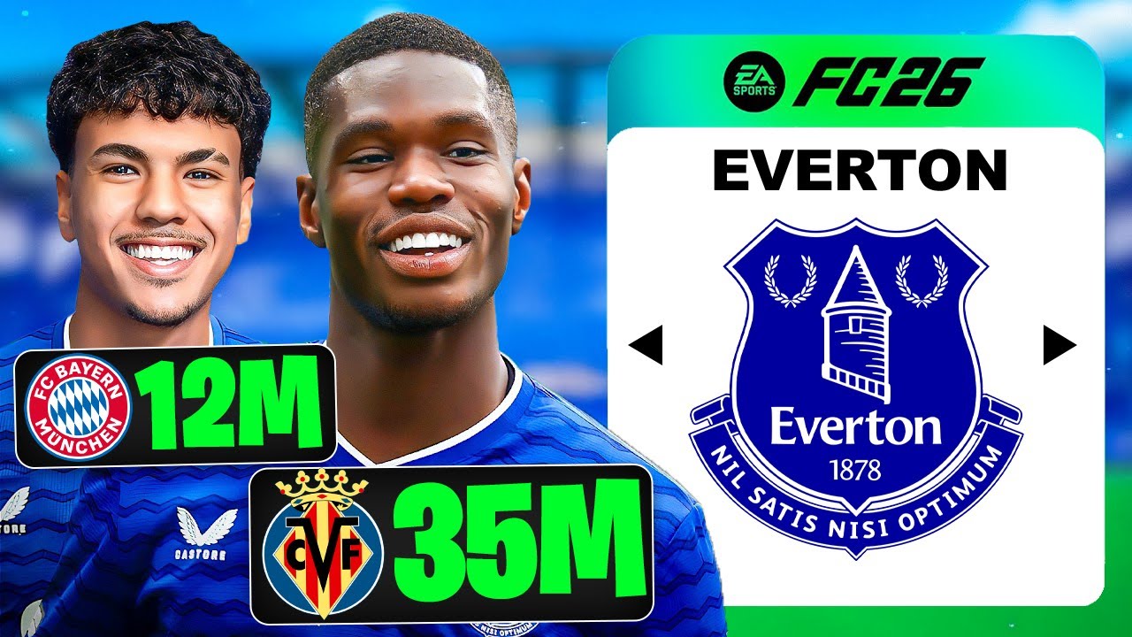 Nov&aacute; Realistick&aacute; Kari&eacute;ra za Everton v FC26! 🤩🏆