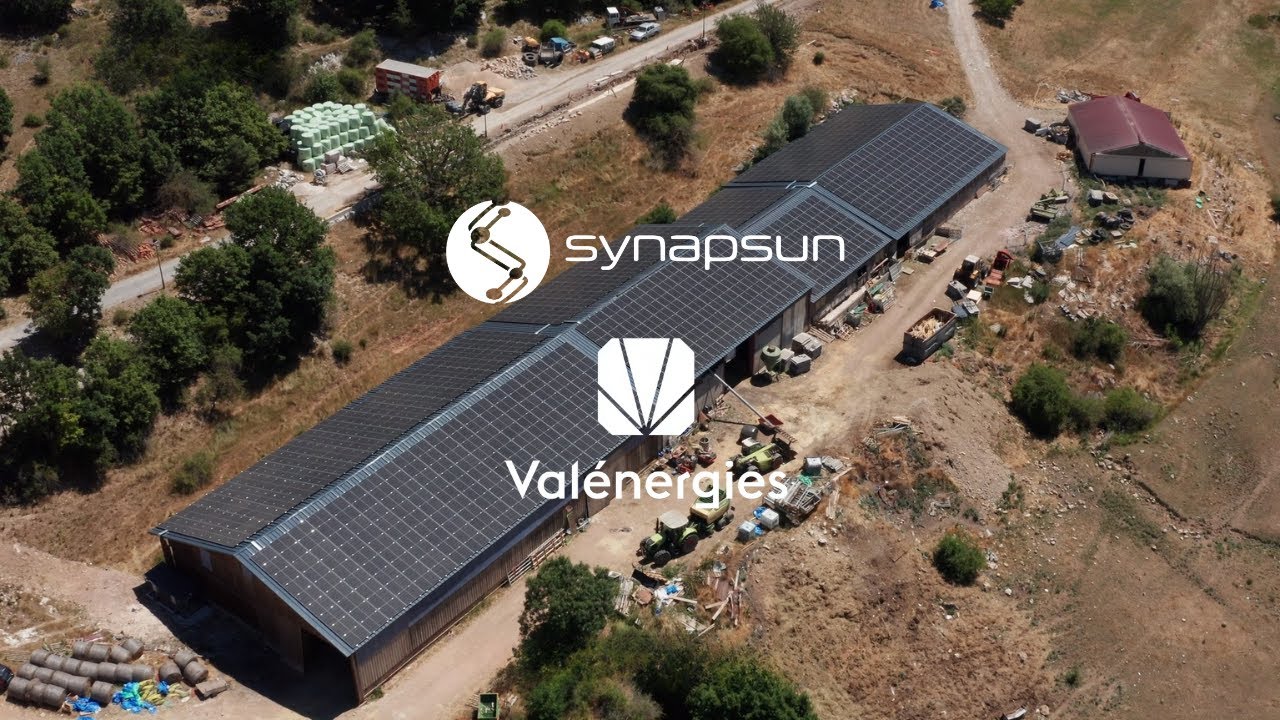 Synapsun - Toiture agricole de Brenon - Valénergies