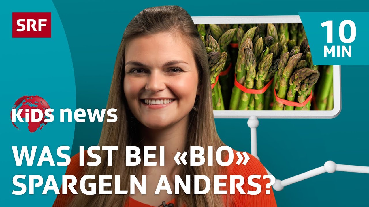 SRF Kids News: Spargelzeit & Bio-Gem&uuml;se-Anbau | Kindervideos