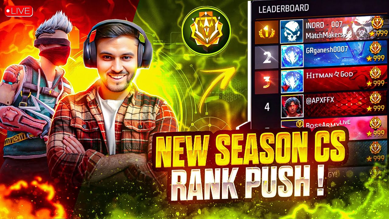 🔴[LIVE] CS Region Top 1 Player👽 ✅ Dominating Panel Users Lobby🥵🔥 - Garena Free Fire !!