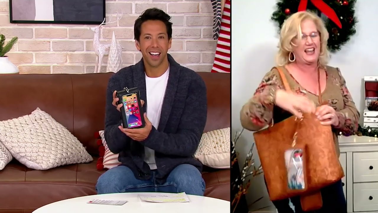 Save The Girls Swing Along Touchscreen Purse for Smartphone on QVC