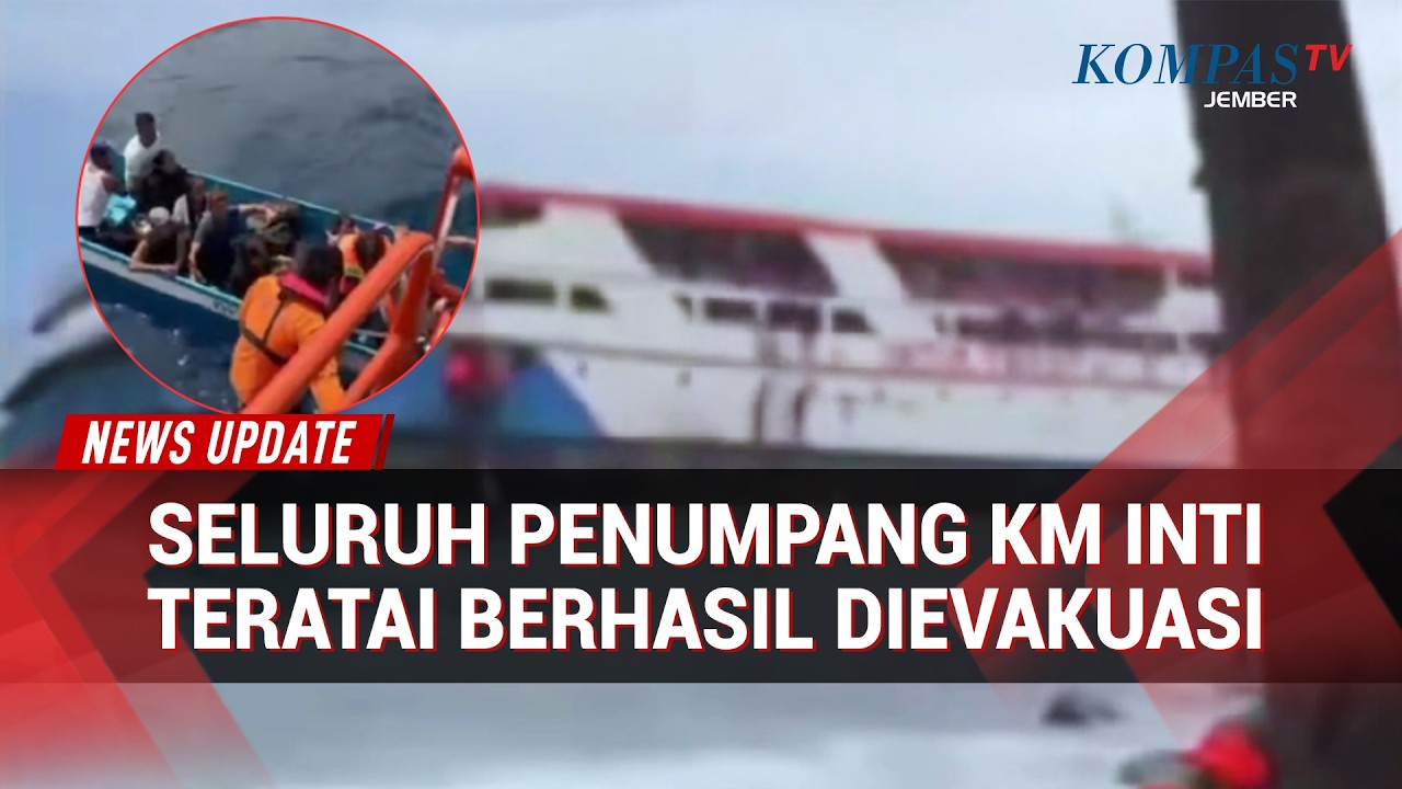 KM Inti Teratai Kandas di Halmahera Selatan, 149 Penumpang & ABK Berhasil Dievakuasi!