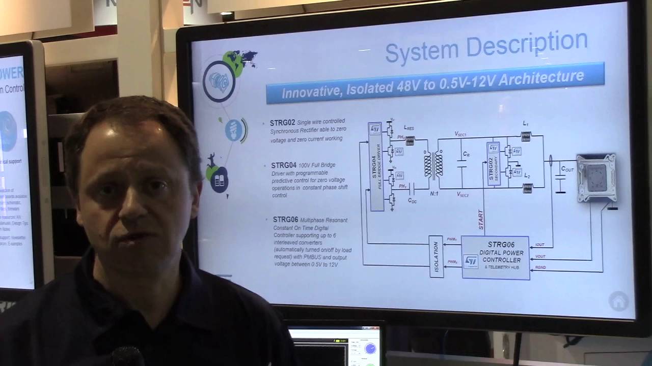 PSDtv - STMicro shows their Google-compliant 48V to Point-of-Load power system