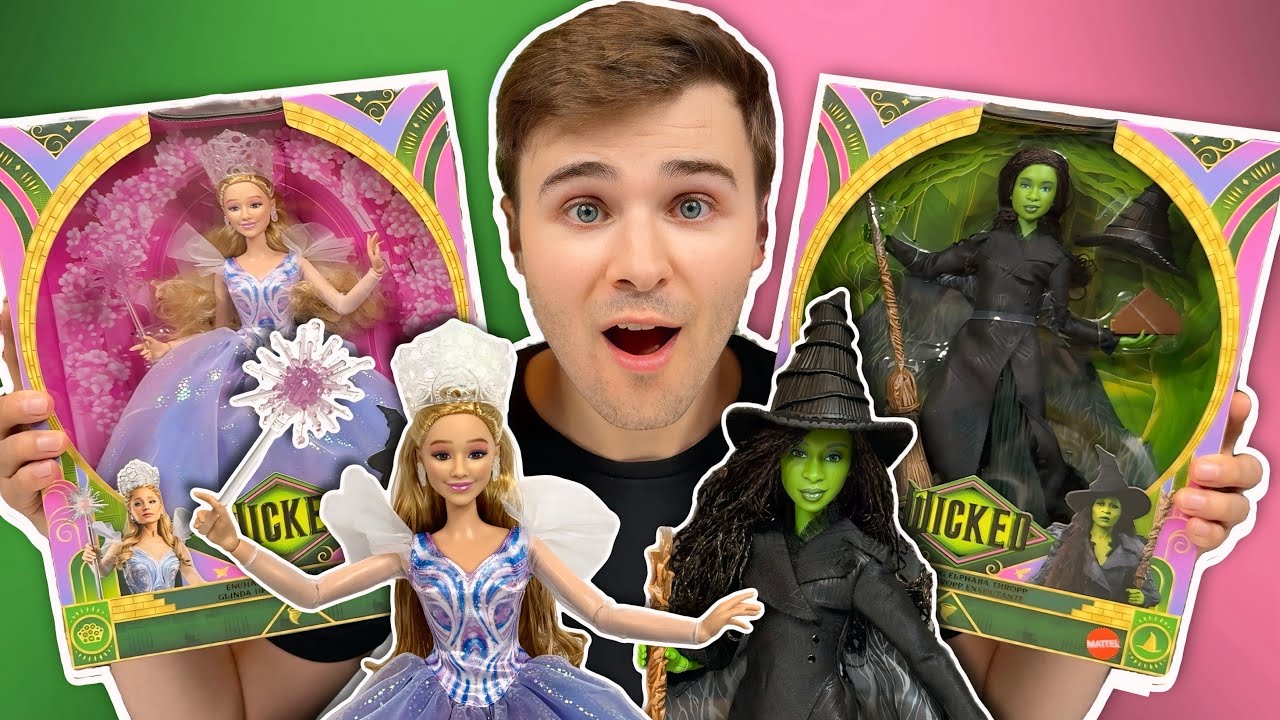 NEW Wicked Part II Dolls! For Good Elphaba & Glinda!