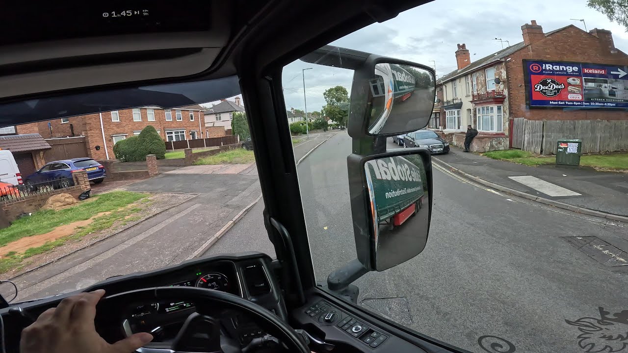 POV DRIVE SCANIA R450 WILLENHALL TO M 6 BIRMINGHAM TRUCKDRIVER UK #93 ASMR