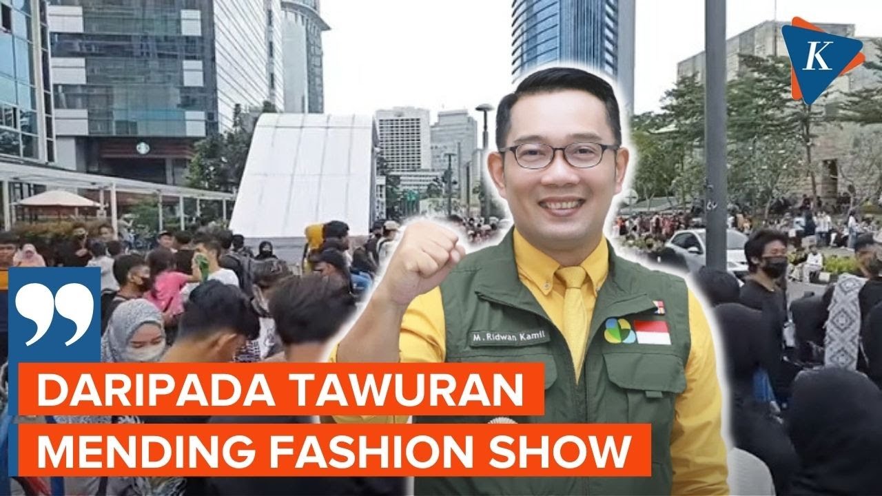 Citayam Fashion Week, Ridwan Kamil Dukung Fenomena Anak Muda 