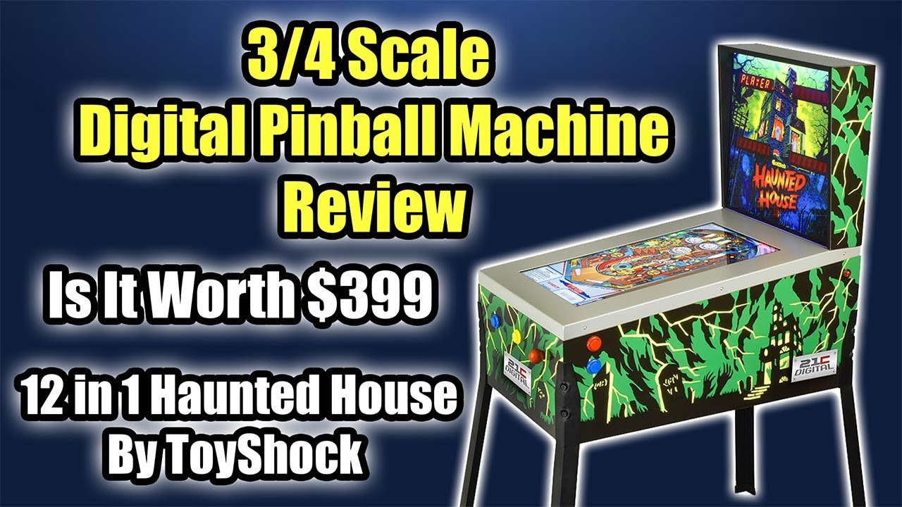 Haunted House 3/4 Scale Virtual Pinball by ToyShock - Is it Worth $399