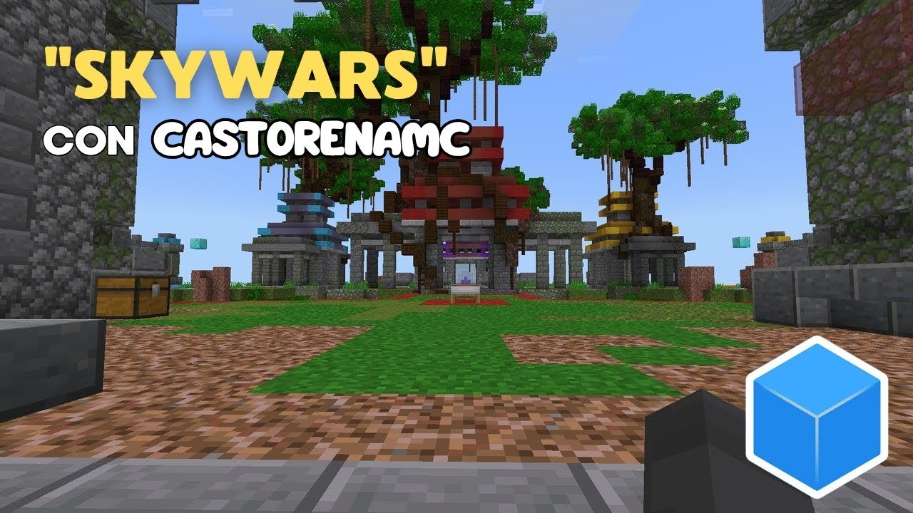 Jugando Skywars con CastorenaMC… terminé acarreado
