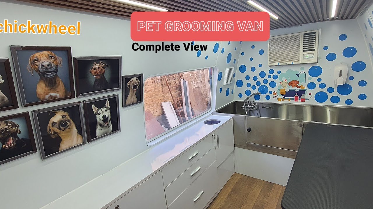 Pet Grooming Van || Made by Schickwheel || featured on Shark tank