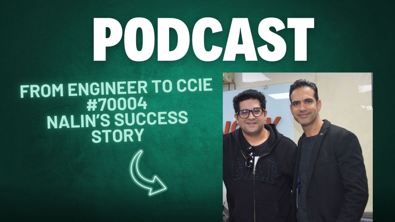 Г-н Налин, недавно получивший сертификат CCIE Enterprise, рассказывает о том, как он добился успе...