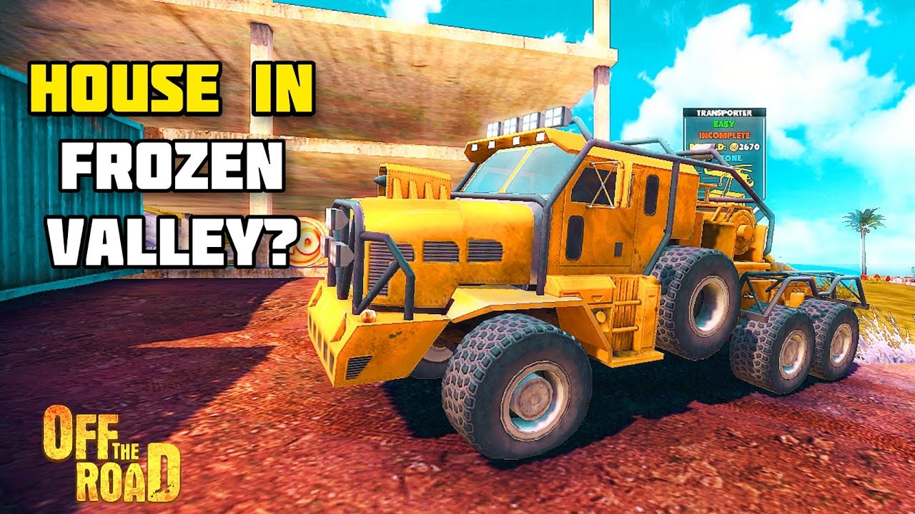 WHERE IS THE HOUSE IN FROZEN VALLEY MAP? | NEW OFF THE ROAD 1.10.1 OPEN WORLD DRIVING GAME
