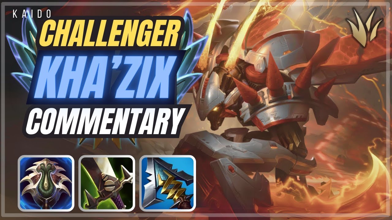 [Rank 1 Kha'zix] How to play Hard Early games on Kha'zix in Season 14 Jungle | Kaido