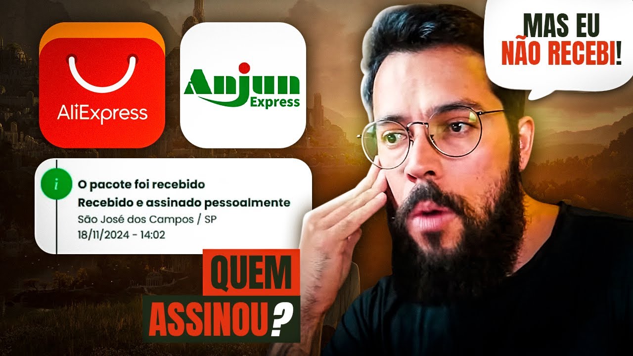 CUIDADO AO COMPRAR NO ALIEXPRESS (COM ESSA TRANSPORTADORA, ANJUN EXPRESS)