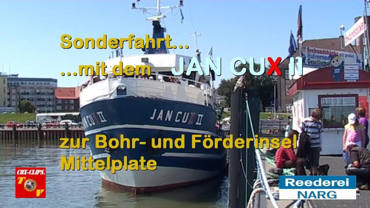 Mit JAN CUX 2 zur Förderanlage Mittelplate
