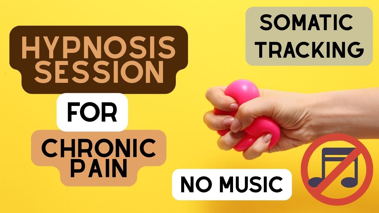 Hypnosis session for chronic pain and fibromyalgia. Somatic tracking. No music version.