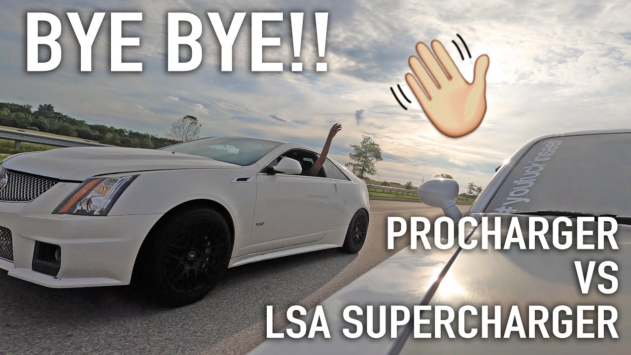 PROCHARGED CHALLENGER VS NITROUS FED LSA CTSV!!