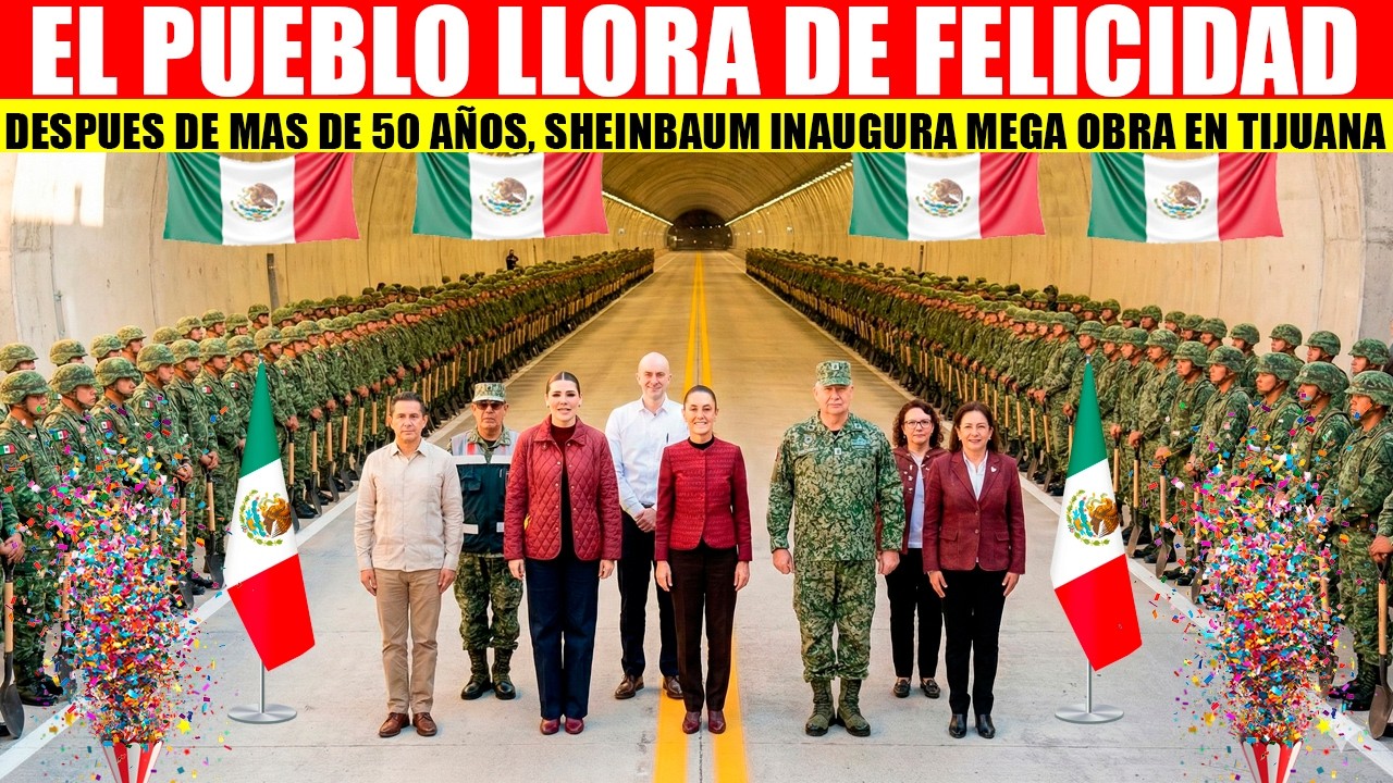TODOS LOS GOBIERNOS LO PROMETIAN, PERO NADIE LO HIZO, HOY SHEINBAUM ESTRENA MEGA OBRA