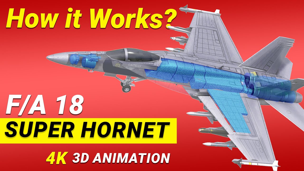 How a Fighter Jet Works | F/A 18 Super Hornet | Top Gun
