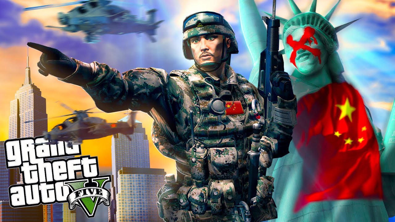 КИТАЙСКОЕ ВТОРЖЕНИЕ В ЛИБЕРТИ-СИТИ в GTA 5 RP!