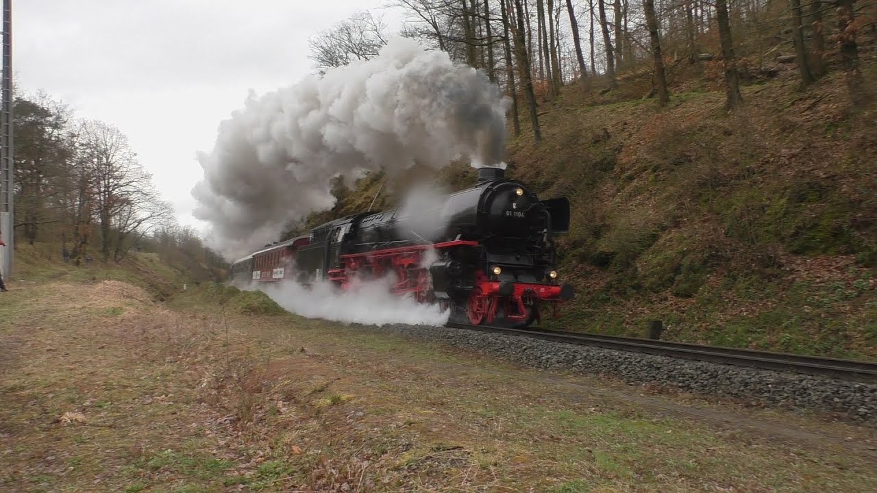 01 1104 & 50 3501  Mit Volldampf nach Meiningen 23.03.2024