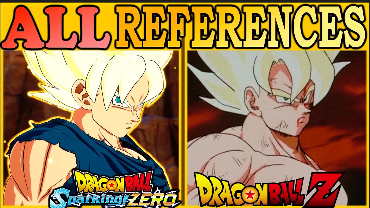 ALL Dragon Ball Sparking Zero  - Goku(Mid) References