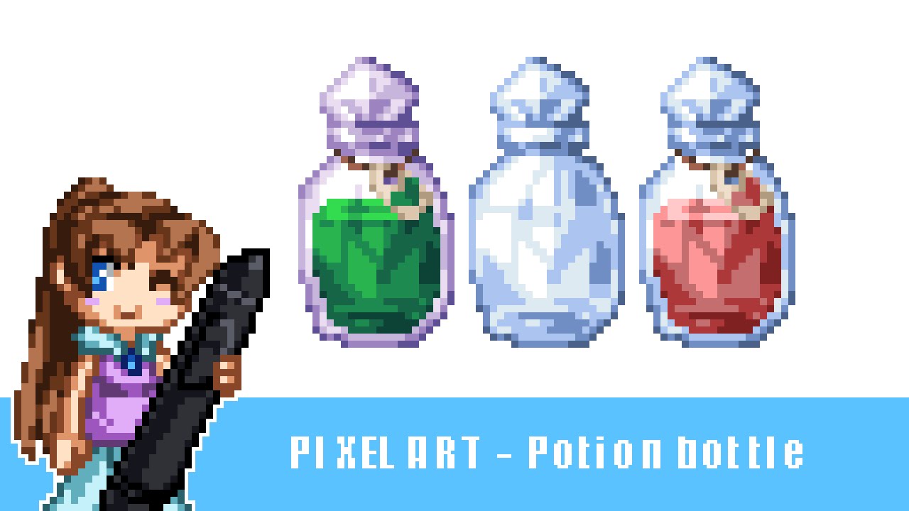 Speedart - Pixel Art Potion [photoshop]